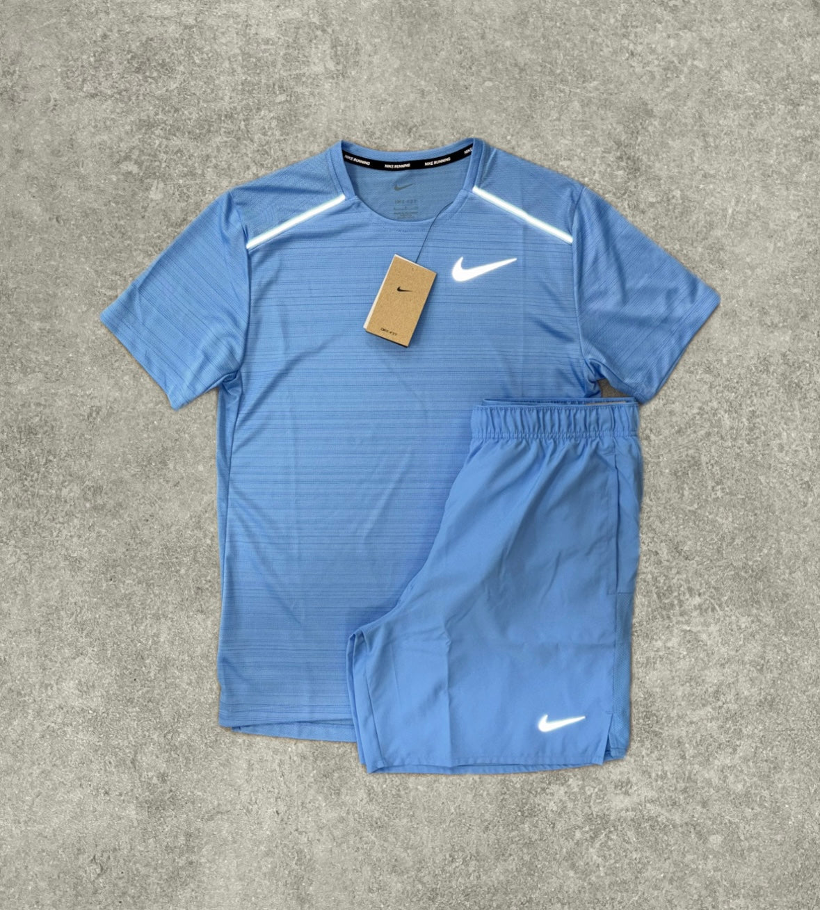 Nike Miler 1.0 & 7” Challenger Short Set - University Blue