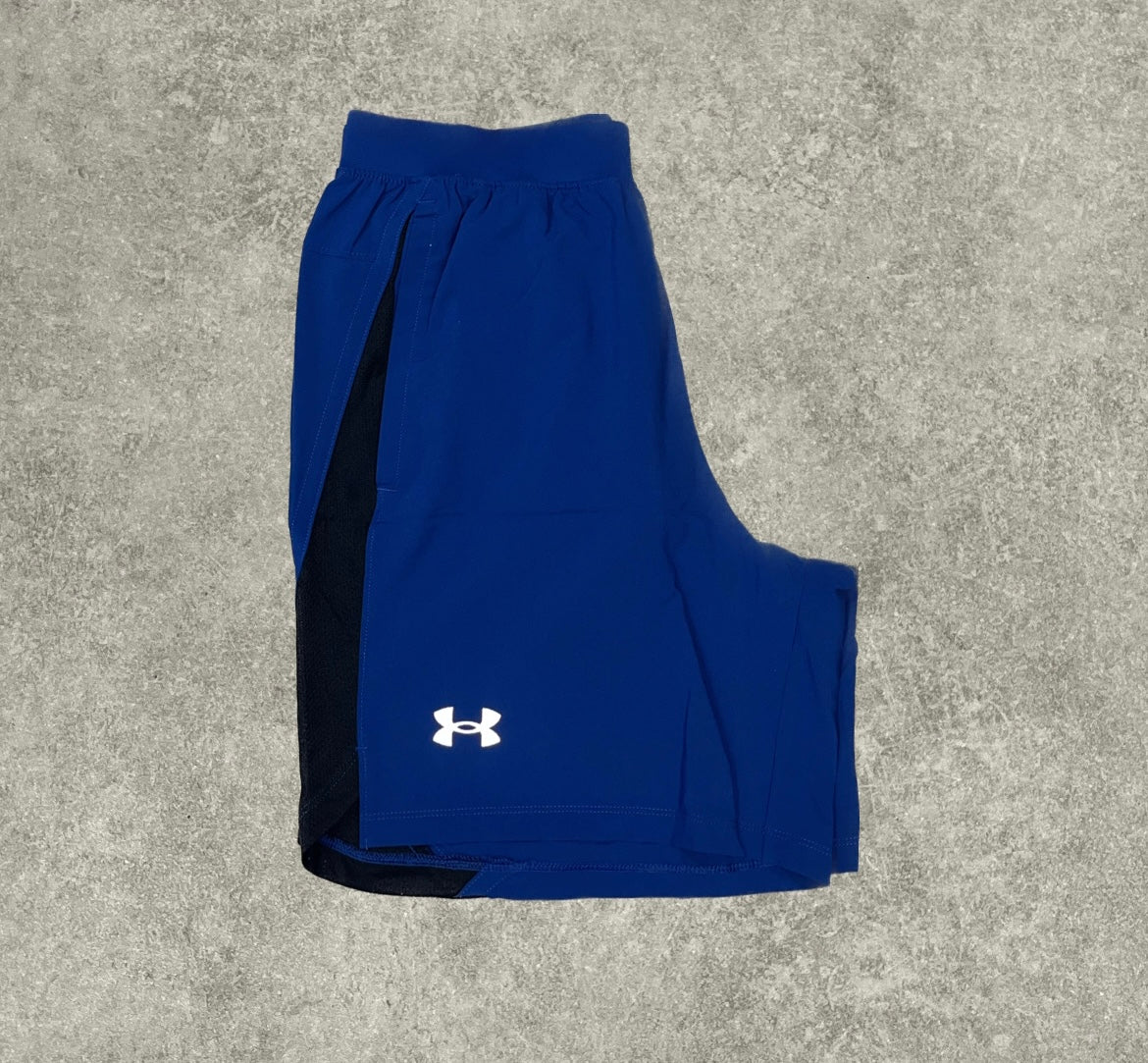 Under Armour 7” Launch Shorts - Blue/Black