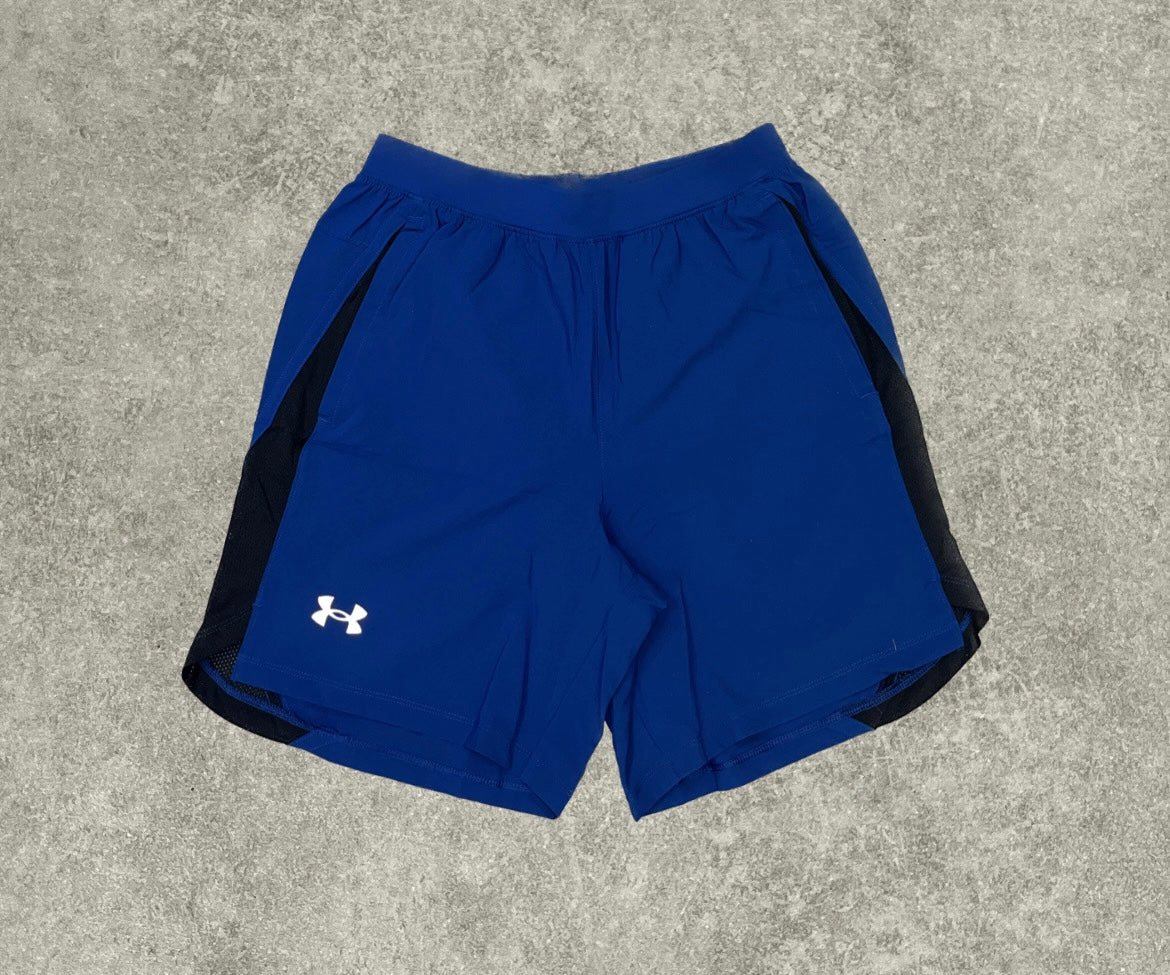 Under Armour 7” Launch Shorts - Blue/Black