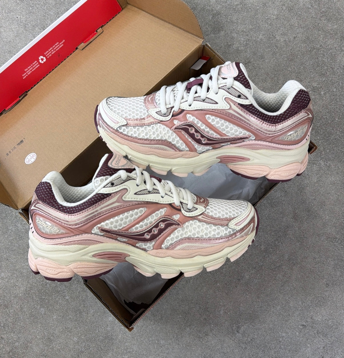 Saucony ProGrid Omni 9 - Ivory Peony