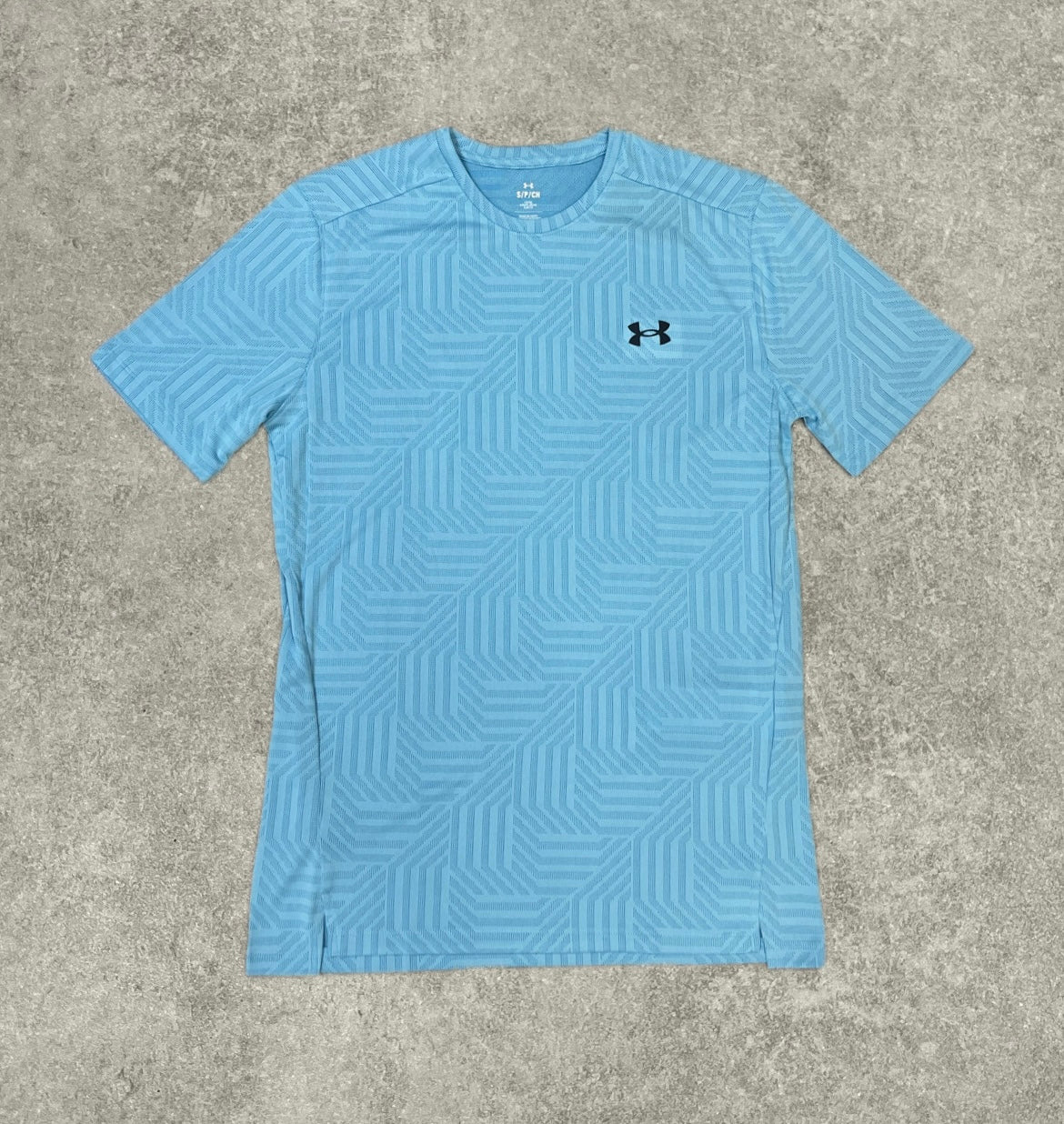 Baby blue under armour shirt hotsell