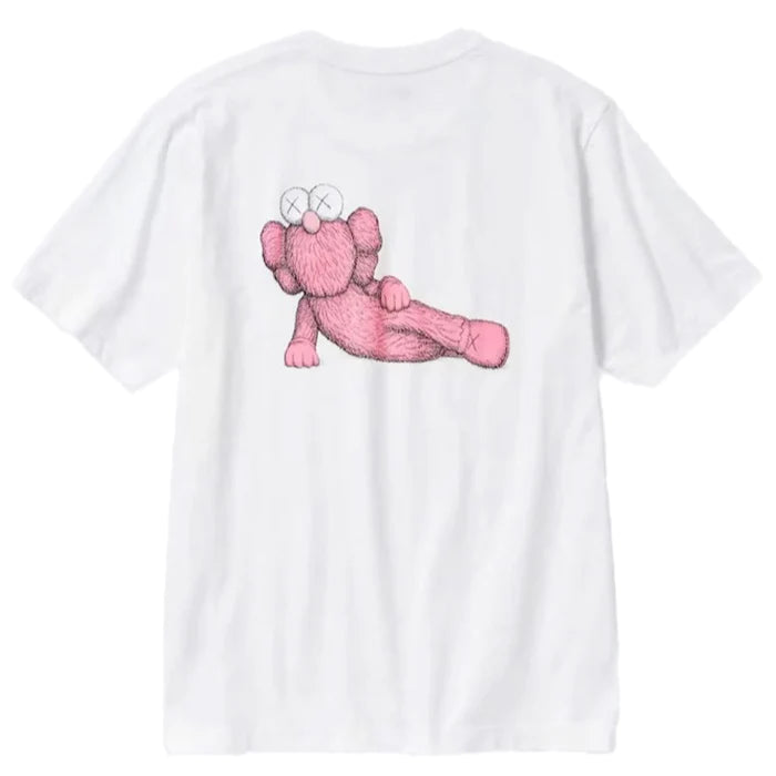 KAWS x UNIQLO Graphic T-Shirt White Pink