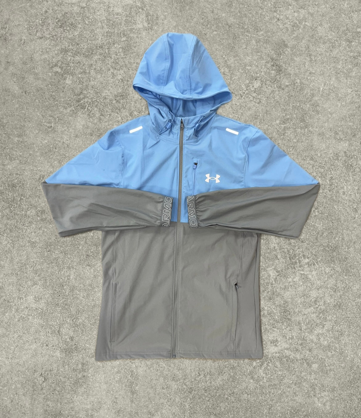 Under Armour Vanish Windbreaker - Blue/Grey