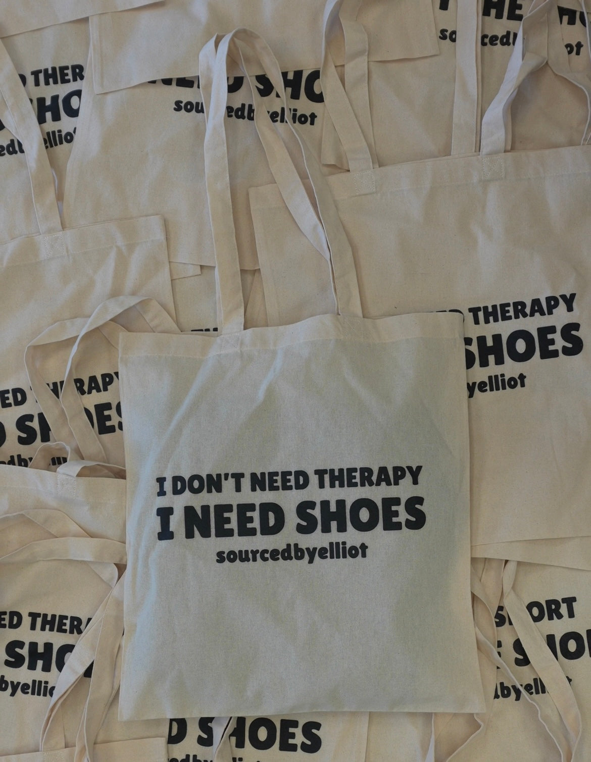 ‘I don’t need therapy I need shoes’ Essential Tote Bag