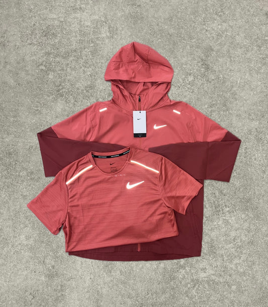 Nike UV Windrunner & Miler 1.0 Set - Adobe Red