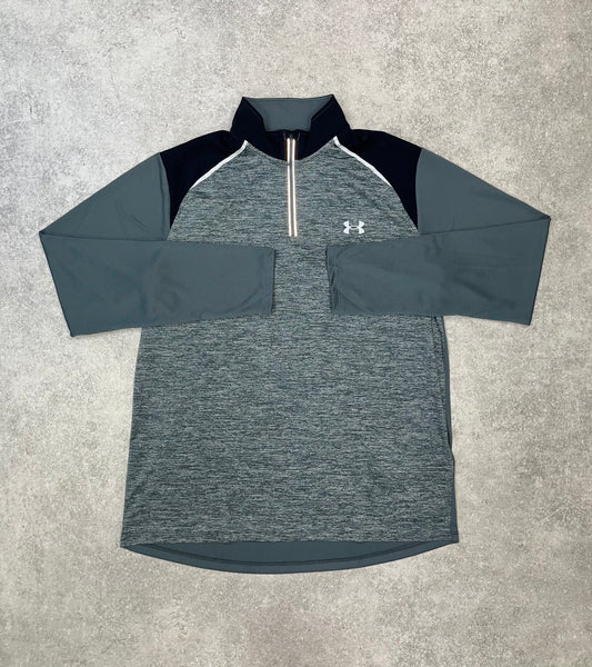 Under Armour Tech 1/4 Zip - Grey/Black