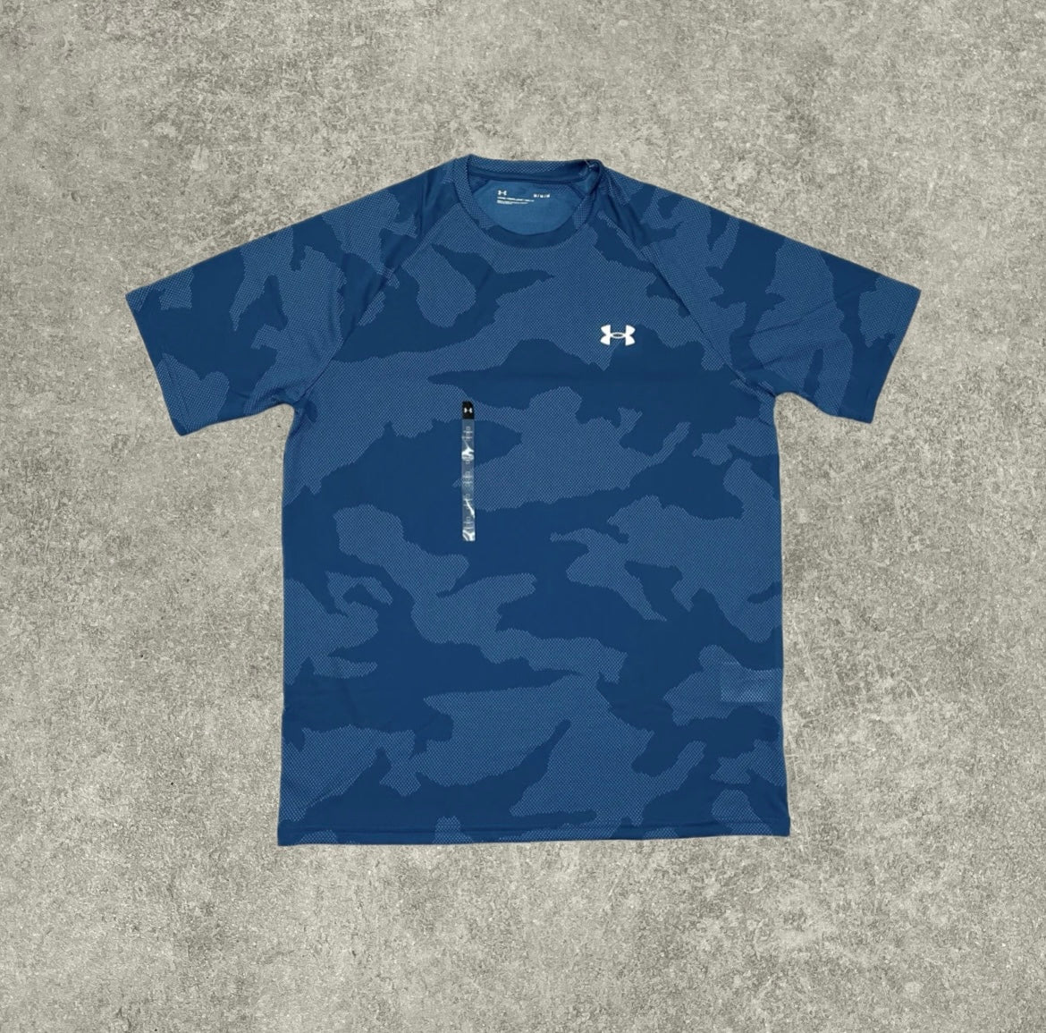 Under Armour Camo T-shirt - Varsity Blue