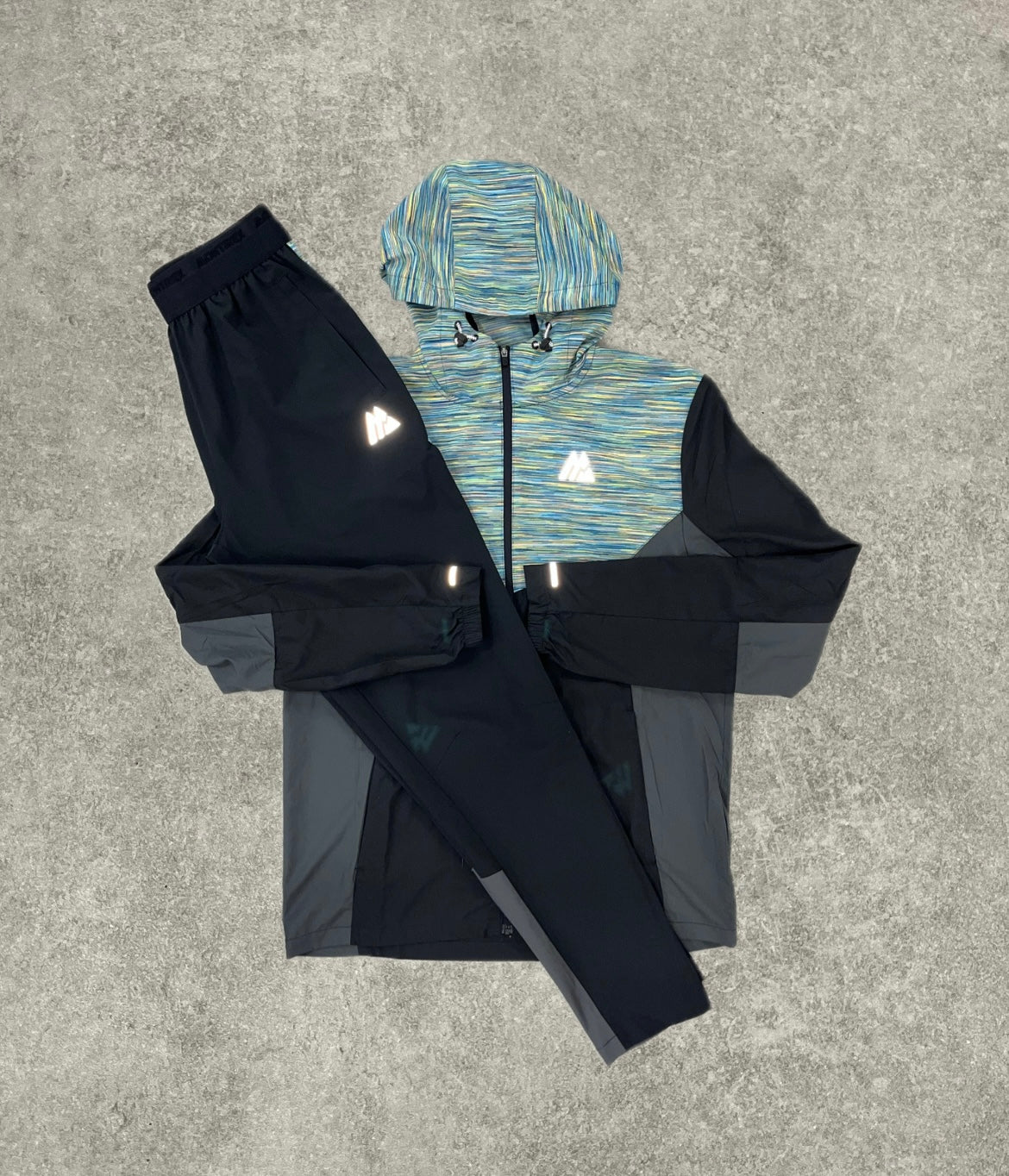 Montirex Windbreaker & Bottoms Set - Black