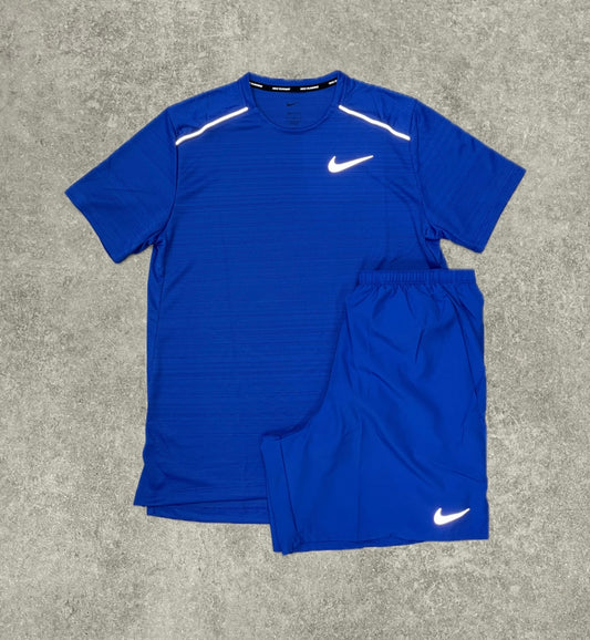 Nike Miler 1.0 & Challenger 7” Short Set - Royal Blue