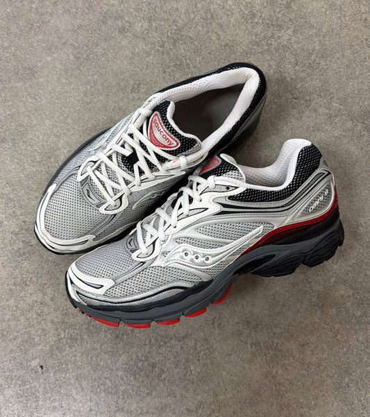 Saucony ProGrid Omni 9 - Light Grey Red Black