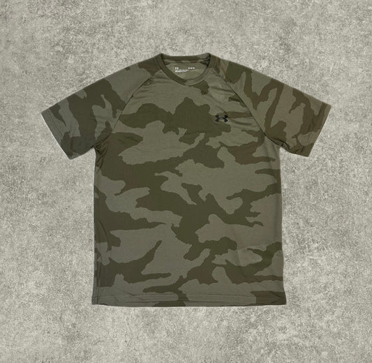 Under Armour Camo T-Shirt - Army Green