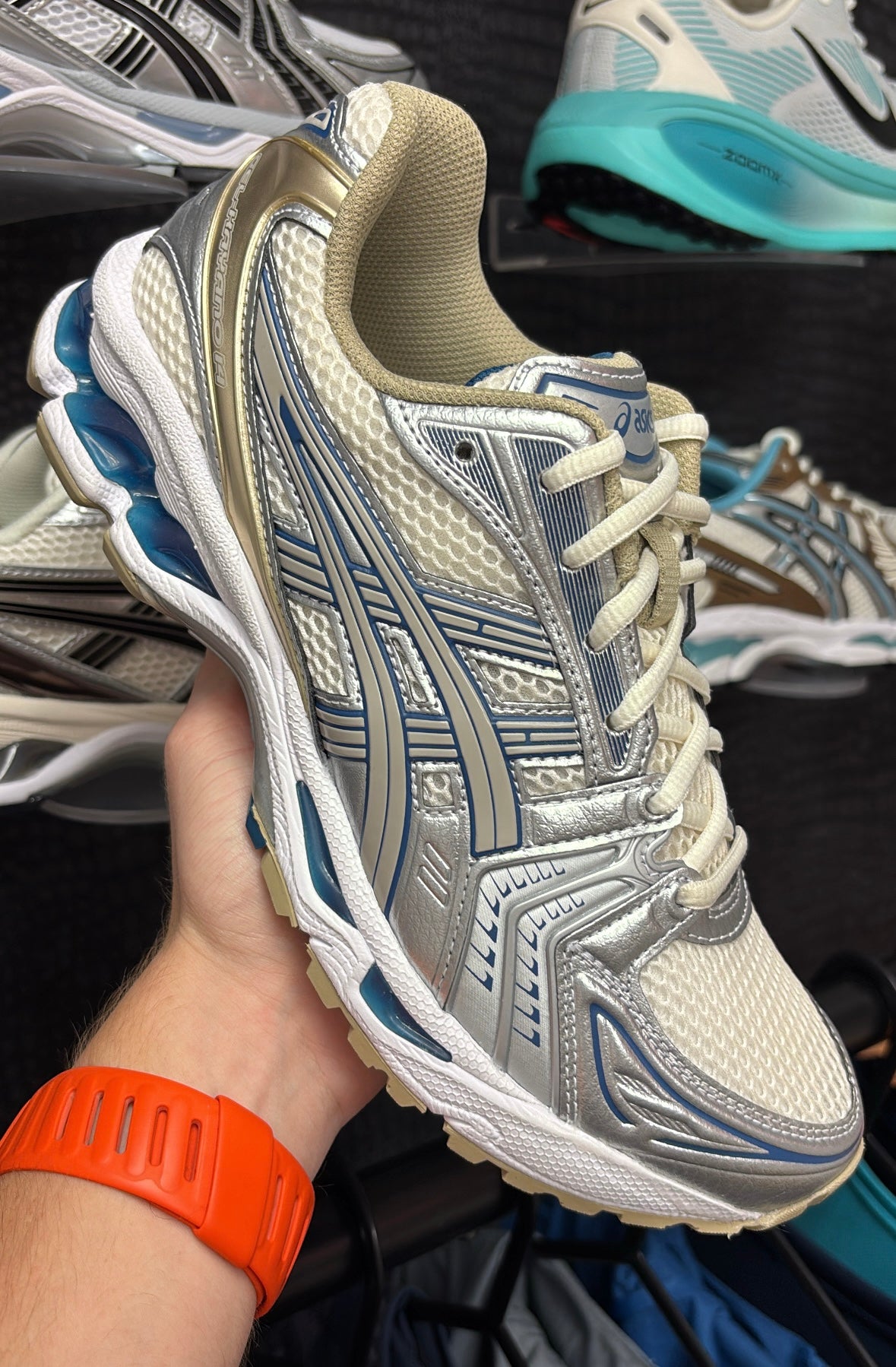 Asics Gel Kayano 14 - Cream/Pure Silver