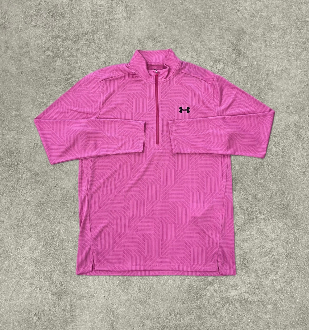 Under Armour Tech Geotessa 1/4 Zip - Pink