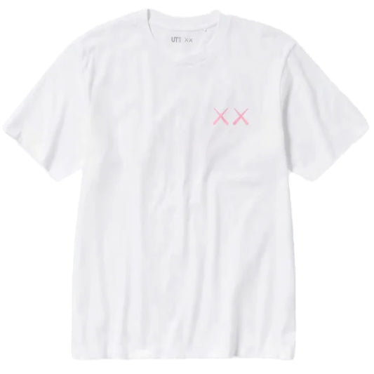 KAWS x UNIQLO Graphic T-Shirt White Pink
